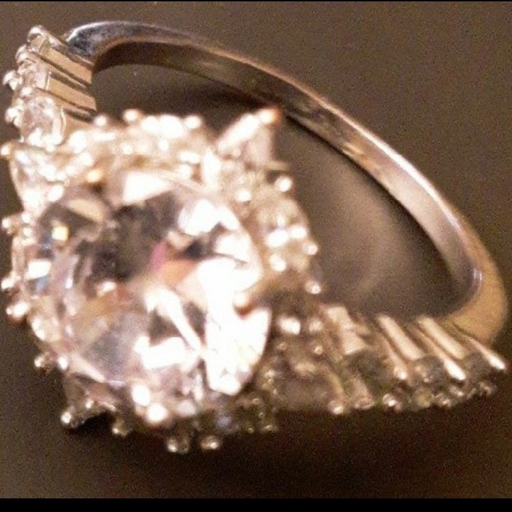 Elegant CZ Diamond Ring